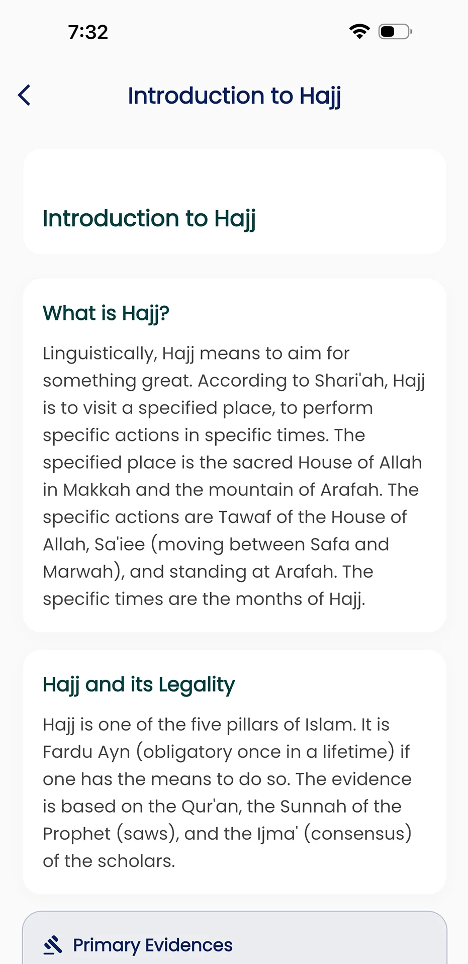 Introduction to Hajj